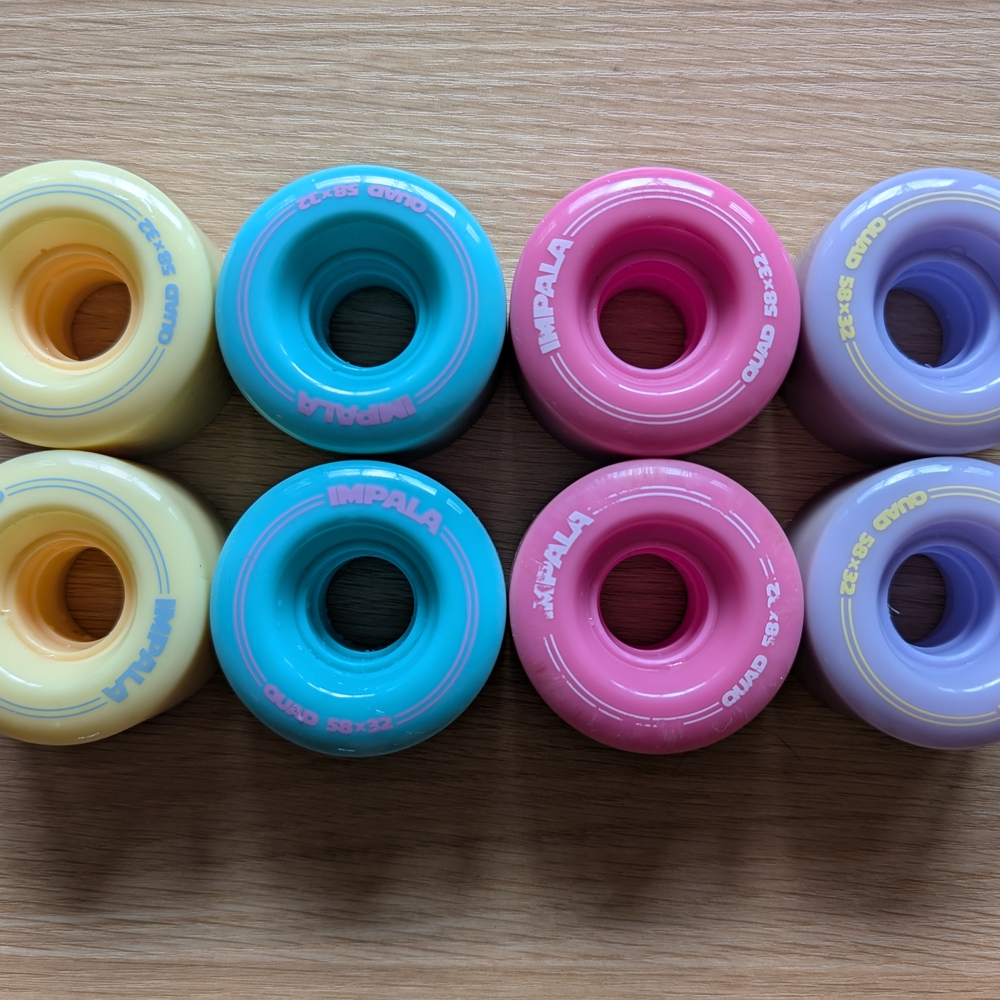 Impala Pastel Roller Skate Wheels Indoor/Ourdoor